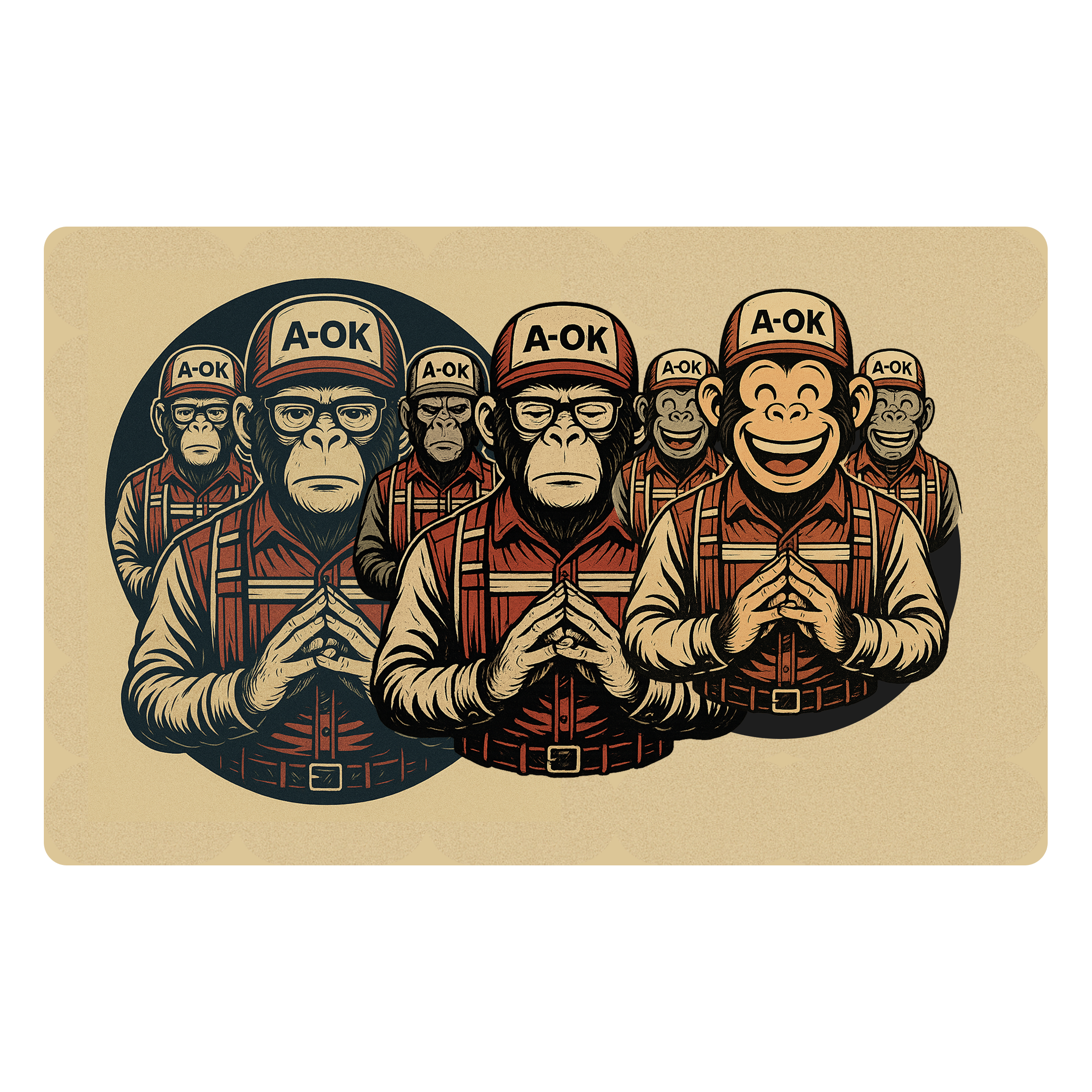 MIXTURE OF APES — Finetuned Personalities Tee